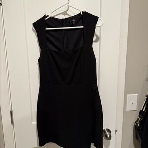 Lulu's Classic Black Mini Dress